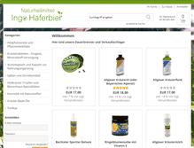 Tablet Screenshot of haferbier-naturheilmittel.de